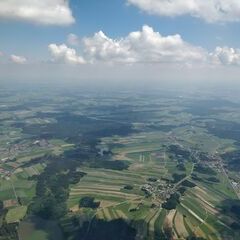 Flugwegposition um 12:19:55: Aufgenommen in der Nähe von Gemeinde Hoheneich, Österreich in 2055 Meter
